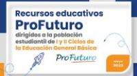 Recursos educativos Profuturo dirigidos a la población estudiantil de I y II Ciclos de la Educación General Básica