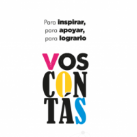 Logo de vos contuse, para inspirar, para apoyar, para lograrlo