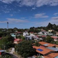 panorámica del techo de la escuela