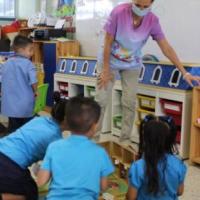 estudiantes de preescolar