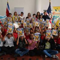 lanzamiento de la cuarta edición del concurso de cuentos infantiles “Cuentos de mi escuela”.