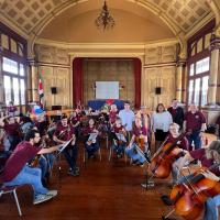 Estudiantes disfrutan concierto internacional