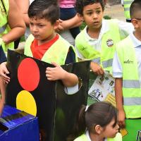 Comunidad educativa concientiza sobre espacios más seguros, saludables e inclusivos para caminar y pedalear
