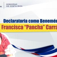 8 de marzo, Conmemoración de Benemérita de la Patria Francisca "Pancha" Carrasco Jiménez