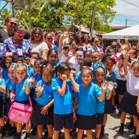 Niños de la Escuela Limoncito