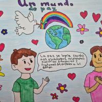 Obras de estudiantes costarricenses son seleccionadas por la UNESCO para exposición mundial virtual “Arte por la Paz”