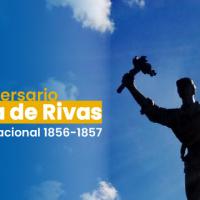 166º Aniversario de la Batalla de Rivas, 11 de abril.