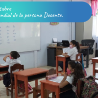 05 de octubre, Día Mundial de la persona Docente.