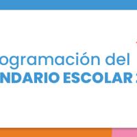 Imagen dice Reprogramación del Calendario Escolar 2021 y muestra un colibrí