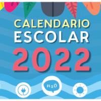 Portada del calendario escolar 2022