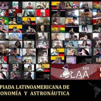 Estudiantes participando en el evento virtual