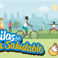 afiche digital de Estilos de Vida Saludable