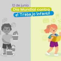 Imagen que tiene dos infantes, uno en un escenario laboral y otro jugando y leer