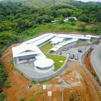 Toma aérea del Liceo Rural de Salitre