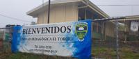 pancarta del colegio