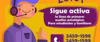 linea de primeros auxilios psicológicos para estudiantes y familiares