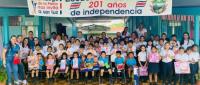 niños y niñas de la Escuela China Kichá