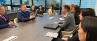 Viceministro Académico del MEP, Melvin Chaves Duarte con la Delegación Alemana