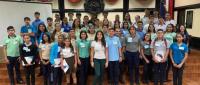 Estudiantes de la provincia de Limón simulan ser diputados por un día en la Asamblea Legislativa