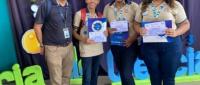Estudiantes participantes de feria científica 2023