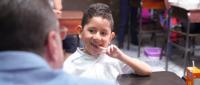 Presidente de la República realiza visita sorpresa a la escuela Carlos Peralta Echeverría