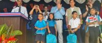 UNICEF donó al MEP, 600 pupitres y paquetes educativos a estudiantes de 30 centros educativos de la frontera norte