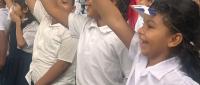 Estudiantes celebran
