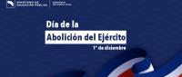  1º de diciembre, Día de la Abolición del Ejército