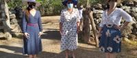 Imagen muestra a la Ministra y Viceministras de Educación en Santa Rosa