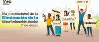 21 de marzo, Día Internacional de la Eliminación de la Discriminación Racial.