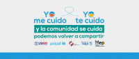 Yo me cuido, yo te cuido, la comunidad se cuida.