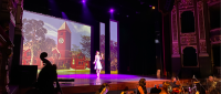 Escenario del Teatro Nacional de Costa Rica.