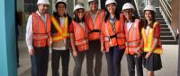 Carlos Alvarado, Melania Brenes y comunidad educativa