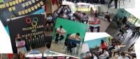 estudiantes participando en distintas etapas
