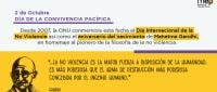 Afiche Digital en conmemoración del Día de la Convivencia Pacífica, y el mensaje