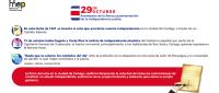 Afiche digital sobre el aniversario de la firma de la indepencia patria