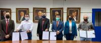 Representantes de las instituciones involucradas 