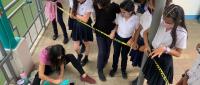 Maestra pinta una rana