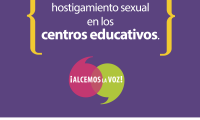 No al hostigamiento sexual en los centros educativos.