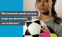 "¡Me incomoda cuando me toca. tengo que denunciarlo con el director!"