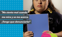 "Me siento mal cuando me mira y se me acerca. ¡Tengo que denunciarlo!"