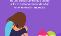 Abuso emocional y físico es una consecuencia que puede sufrir la persona menor de edad en una relación impropia.