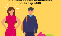 El matrimonio entre una persona adulta y otra menor de edad es prohibido por la Ley 9406.