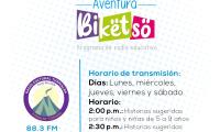 2:00 p.m. estudiantes de 5 a 9 años, 2:30 p.m. estudiantes de 10 a 12 años