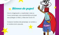 Reto #87 Creá un nuevo personaje cuya característica sea proteger a niños del Covid-19