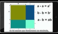 Imagen de un gráfico con fórmulas matemáticas