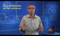 Señor explica una lección ante la cámara