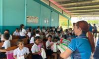 Estudiantes de la Escuela China Kichá disfrutan de actividad recreativa