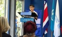 Luz María Ramírez, estudiante de la Escuela Central de Atenas, extendió su mensaje para Costa Rica y el mundo