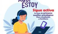 linea de primeros auxilios psicológicos para estudiantes y familiares